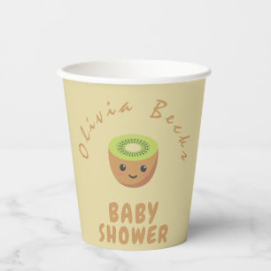 Gobelets En Papier Baby shower de Little Cutie Kiwi