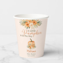 Baby Shower Fleur Rustique Automne Citrouille Oran