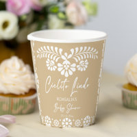 Baby shower mexicain beige Cielito lindo customisé