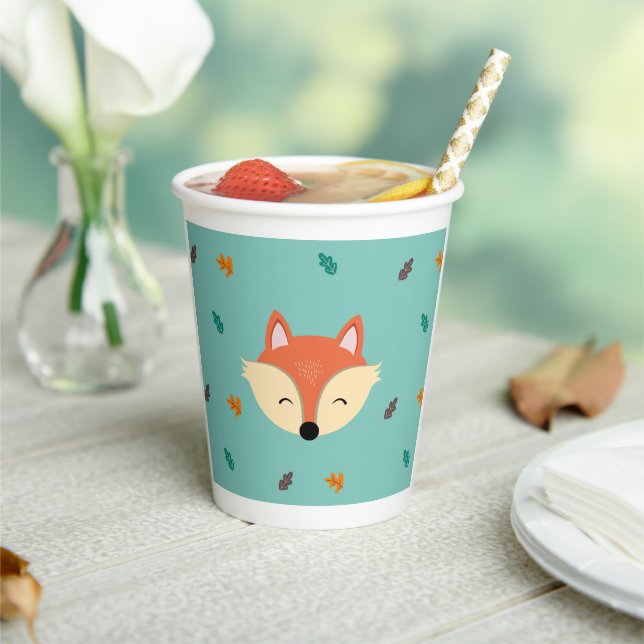 Gobelets En Papier Baby Shower, Paper cup, Animales del Bosque (Insitu)