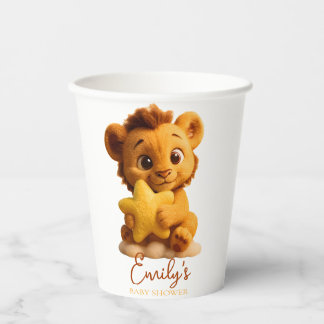 Gobelets En Papier Baby Shower Paper Cup – Little Lion & Star