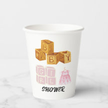 Baby shower unique pour bébés filles dés