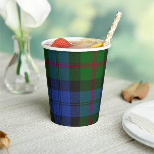 Gobelets En Papier Baird Scottish Clan Tartan tasses de papier