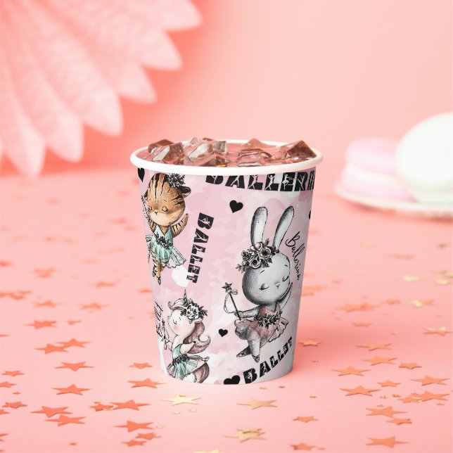 Gobelets En Papier Ballerina (Insitu)