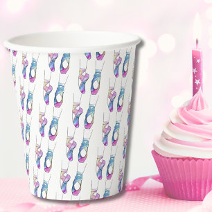 Gobelets En Papier Ballerina Ballet fête d'anniversaire
