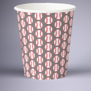 Gobelets En Papier Baseball Sports Party Paper Cups