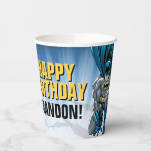Gobelets En Papier Batman Joyeux anniversaire