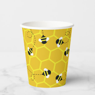 Gobelets En Papier Bee Day Cute Kid's Birthday