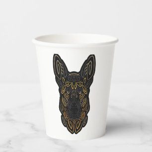 Gobelets En Papier berger allemand design berger allemand cadeaux ber