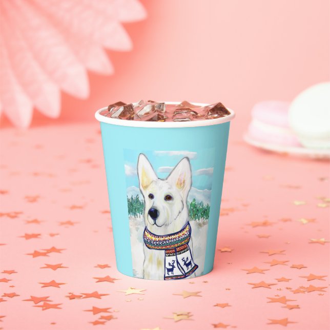 Gobelets En Papier Berger Blanc Suisse   (Insitu)
