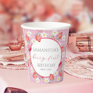 Gobelets En Papier Berry Premier 1er anniversaire