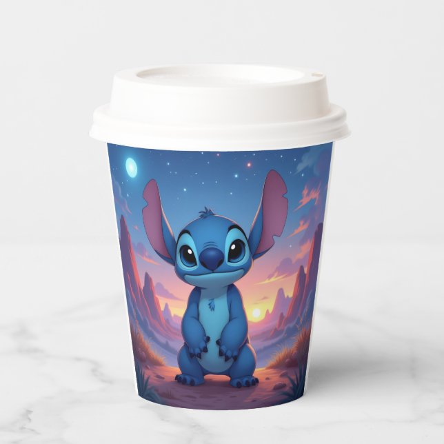 Gobelets En Papier Beste Freunde fürs Leben – Lilo & Stitch   (Recto)