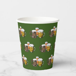 Gobelets En Papier Bières Green Three Cheers