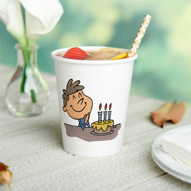 Gobelets En Papier Birthday Boy (Créateur téléchargé)