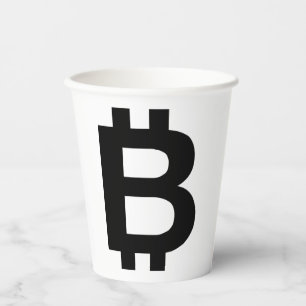 Gobelets En Papier Bitcoin B Tasses en papier gras