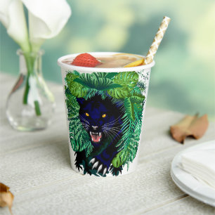 Gobelets En Papier Black Panther Spirit of the Jungle