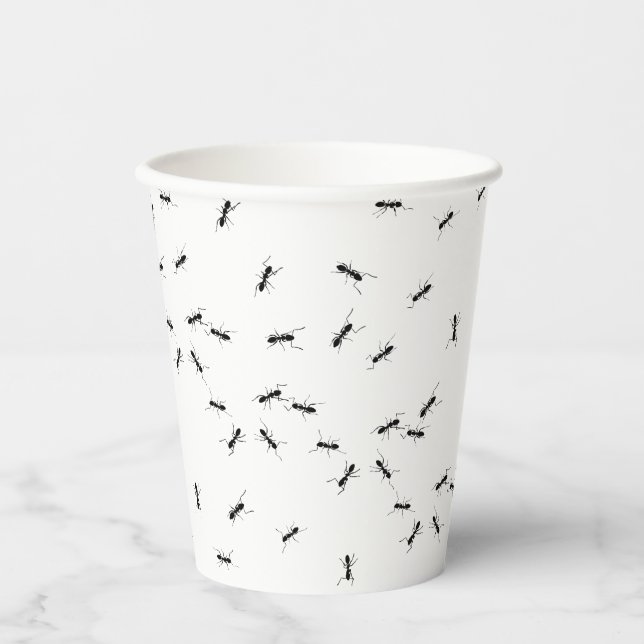Gobelets En Papier Blague des fourmis (Recto)