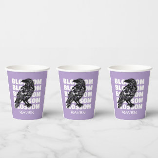 Gobelets En Papier Blossom Raven – Blütenrabe
