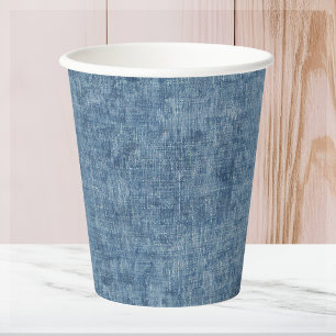 Gobelets En Papier Blue Jean Denim