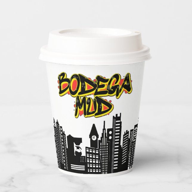 Gobelets En Papier Bodega Mud Coffee Cup (Recto)