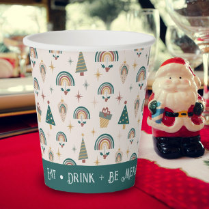 Gobelets En Papier Boho Christmas Paper cup