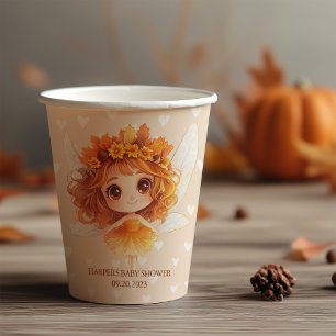 Gobelets En Papier Bois de fées d'automne