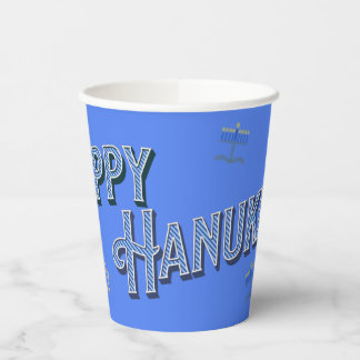 Gobelets En Papier Bonne Hanoukka Paper Cup
