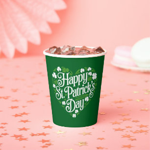 Gobelets En Papier Bonne Saint Patrick's Day