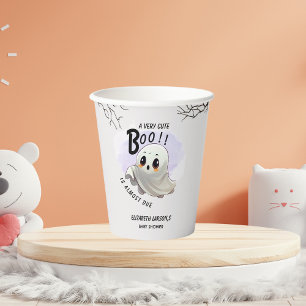 Gobelets En Papier Boo Baby shower Halloween thème Mignonne fête
