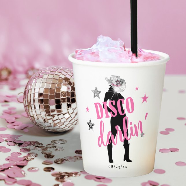 Gobelets En Papier Boots 'n Bling Bachelorette Disco Darlin' ID925 (Créateur téléchargé)