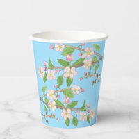 Branche en floraison de l'arbre Apple Sky Blue