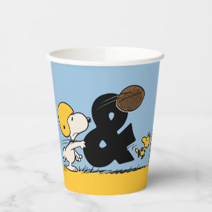 Gobelets En Papier cacahuètes Football Snoopy & Woodstock
