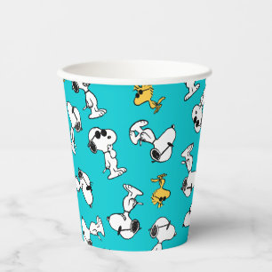 Gobelets En Papier cacahuètes Snoopy & Lunettes de soleil Motif