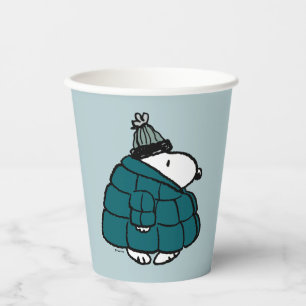 Gobelets En Papier cacahuètes Veste Snoopy Winter Puffer