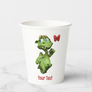 Gobelets En Papier Cadeau Papillon Monstre Mignon