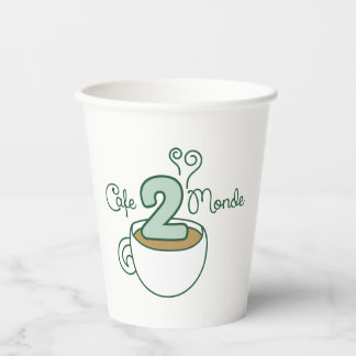 Gobelets En Papier Café 2 Monde Coffee Cup
