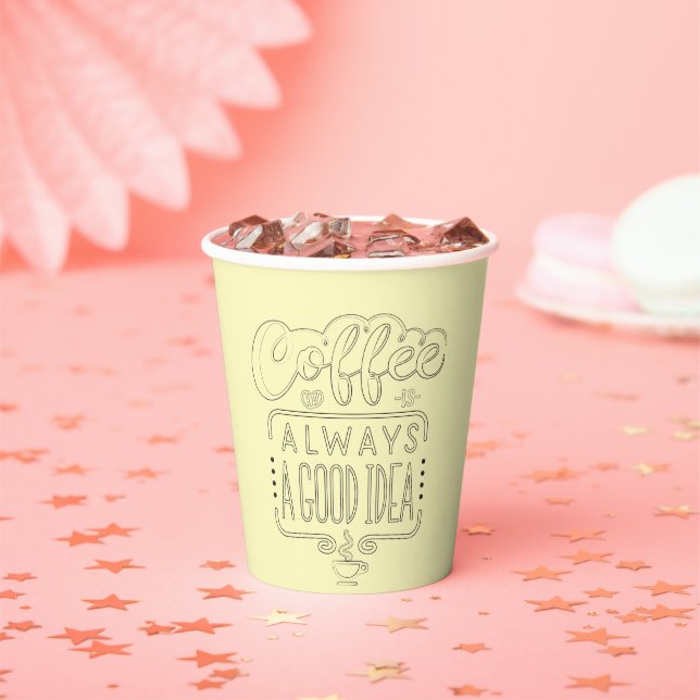 Gobelets En Papier café est une bonne idée (Insitu)