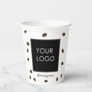 Gobelets En Papier Café to Go Café Boutique Kafeteria Business Logo