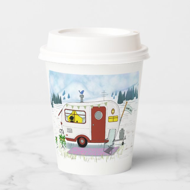 Gobelets En Papier Camp Chic Paper Cup (Recto)
