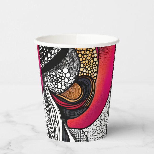 Gobelets En Papier Casquettes fermés (Gauche)