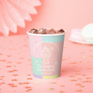 Gobelets En Papier C'est si gentil à vous de venir ! Merci de glace r