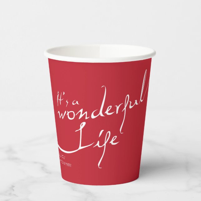 Gobelets En Papier C'est une merveilleuse coupe de papier de fête de  (Gauche)