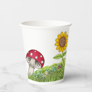 Gobelets En Papier Champignon, Tabouret, Léybug, Tasses à papier tour