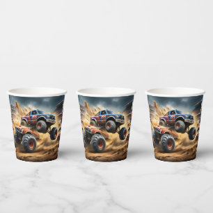 Gobelets En Papier Chaos on Wheels : Monster Truck Smash Derby,