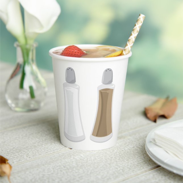 Gobelets En Papier Chasseurs De Sel Et De Poivre (Insitu)