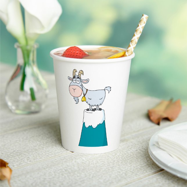 Gobelets En Papier Chèvre de Longhorn (Créateur téléchargé)
