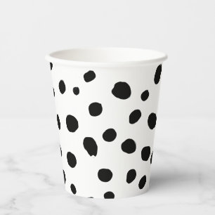 Gobelets En Papier Chien Black Spot Dalmatie Anniversaire