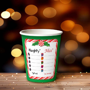 Gobelets En Papier Choisissez Côtés ! Naughty ou Nice