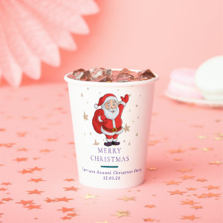 Gobelets En Papier Christmas Tree Snowman Christmas Party I