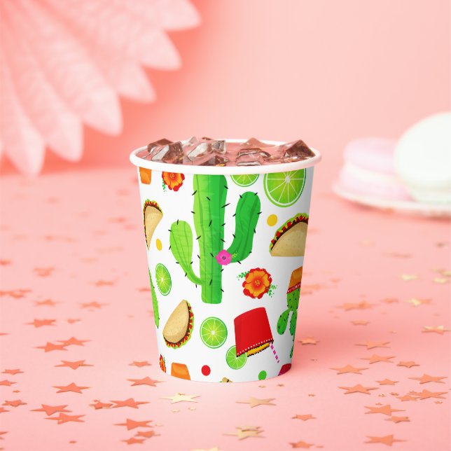 Gobelets En Papier Cinco De Mayo Fête Taco Anniversaire (Insitu)